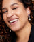 On 34th Women's Gold-Tone Pave Ring & Imitation Pearl Charm C-Hoop Earring | On 34th in Lebanon