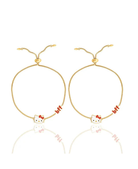 Hello Kitty Women's Gold Sanrio Bff Bracelet | Hello Kitty In Lebanon