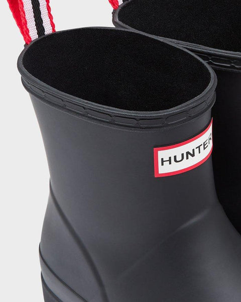 Hunter Women's Original Play Short Rain Boots Black abs28