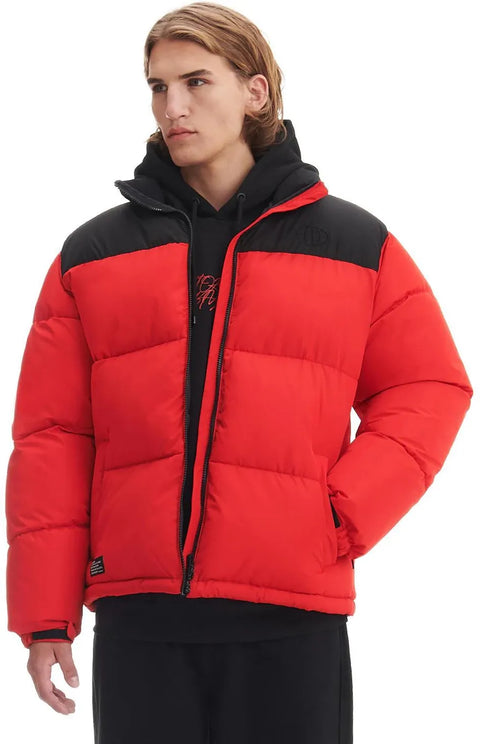 Cropp Men's Red & Black Quilted Jacket | Cropp In Lebanon