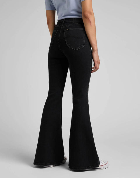 Lee Women's Black Forever Fit Flare Skinny Jeans |Lee In Lebanon