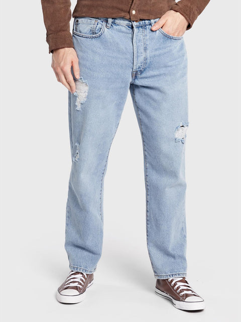 Redefined Rebel Men's Faded Blue Regular Fit Rome Jeans | Redefined Rebel In Lebanon