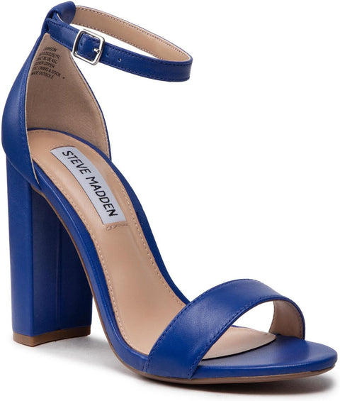 Steve Madden Women's Blue Leather Carrson Heels |Steve Madden In Lebanon