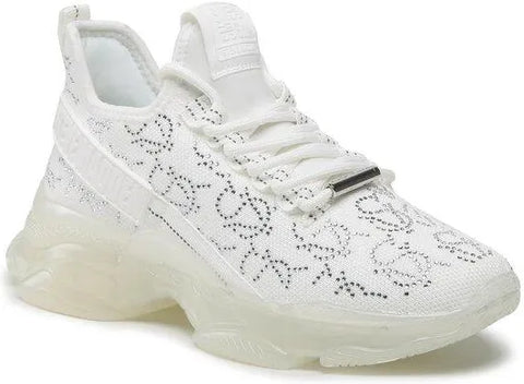 Steve Madden Women's White Max-SM Sneaker | Steve Madden In Lebanon