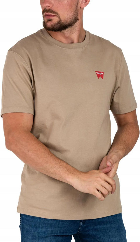 Wrangler Men's Khaki Sign Off T-Shirt |Wrangler In Lebanon