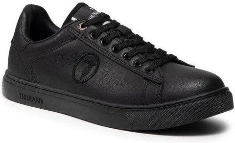 Trussardi Men's Black Danus Stitch NM Sneakers |Trussardi In Lebanon