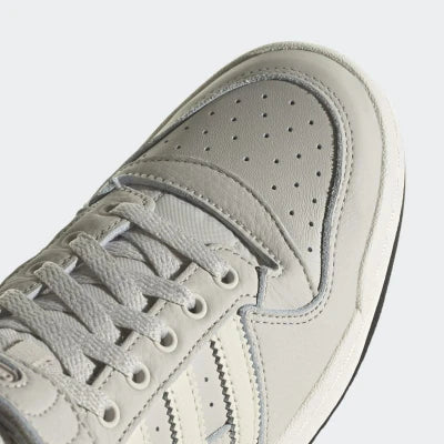 Adidas Men's Light Grey & White Forum Mid Sneaker | Adidas In Lebanon