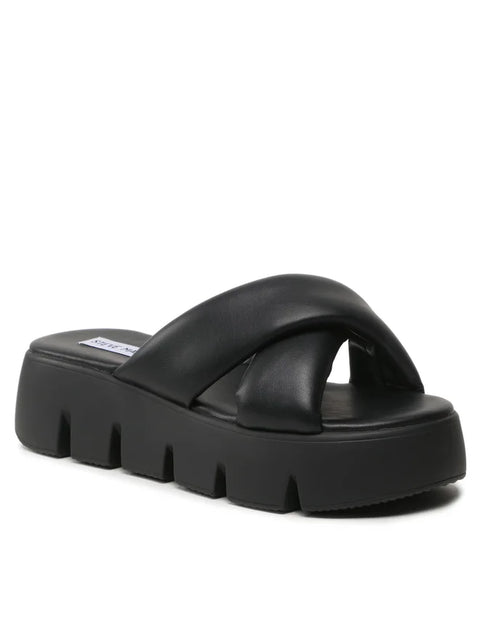 Steve Madden Women's Black Broadcast Slippers | Steve Madden In Lebanon