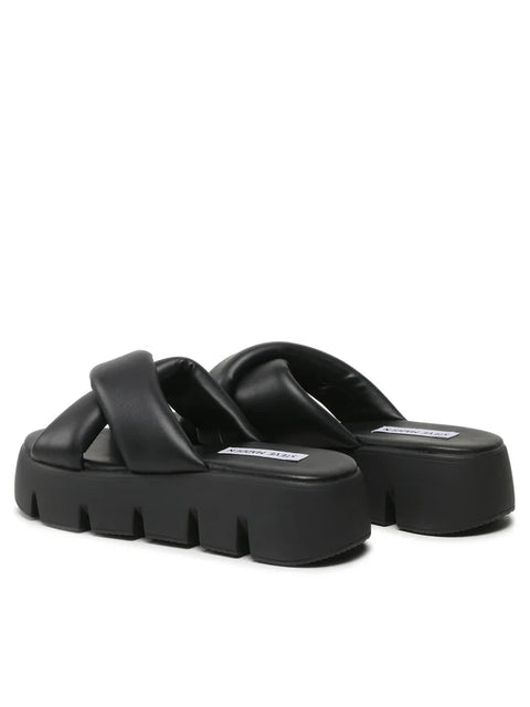 Steve Madden Women's Black Broadcast Slippers | Steve Madden In Lebanon