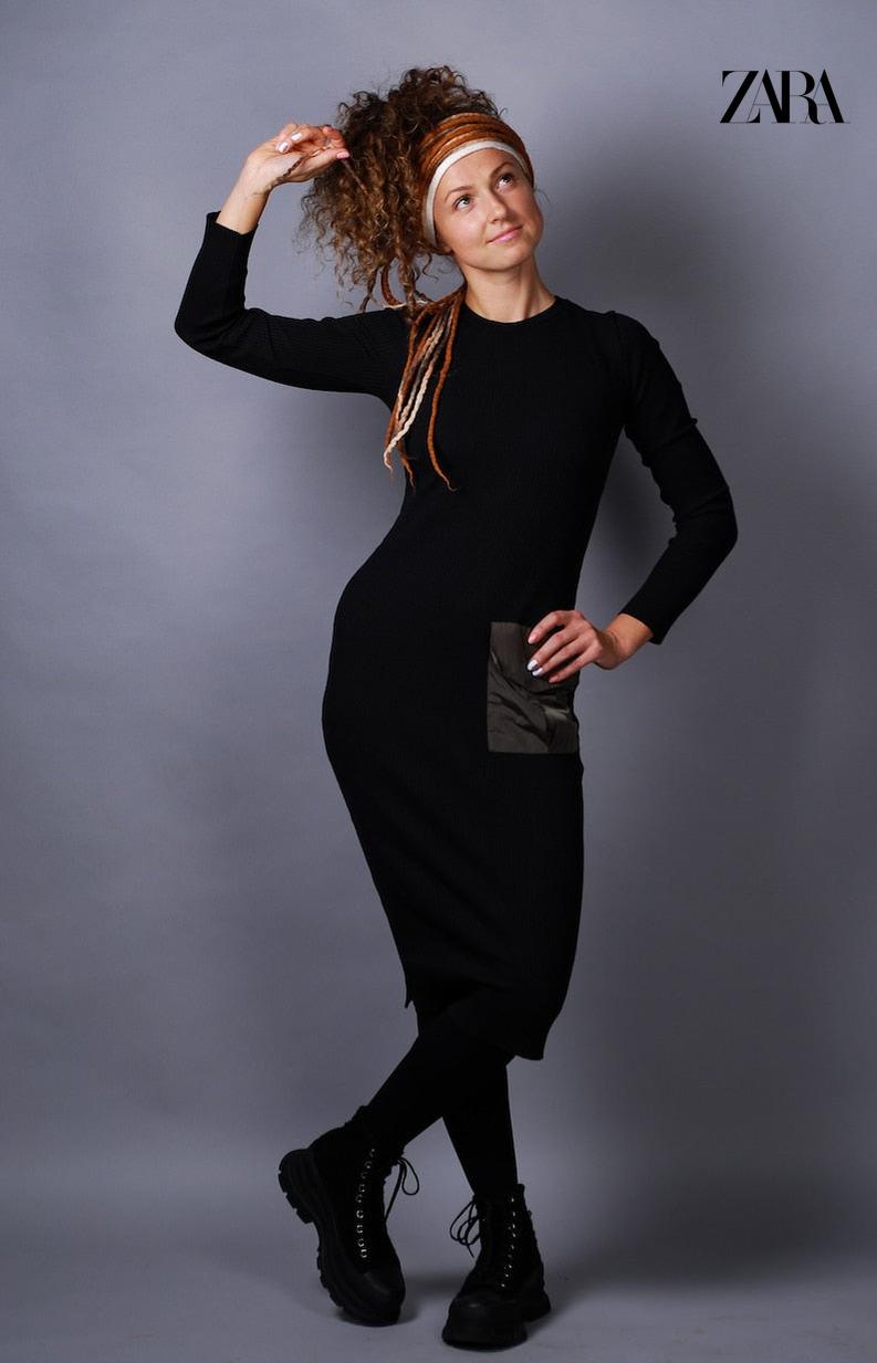 Zara Women's Black Dress |Zara in Lebanon