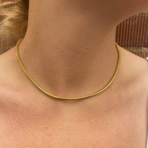 I.N.C International Concepts Women's Gold Snake Chain Collar Necklace | I.N.C International Concpets In Lebanon