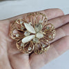 Anne Klein Women's Gold Crystal Brooch | Anne Klein In Lebanon