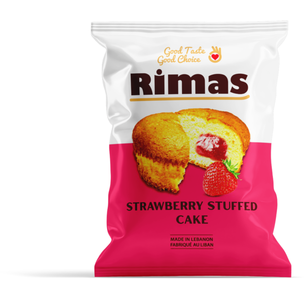 Rimas Strawberry Stuffed Cake 40g | Rimas In Lebanon