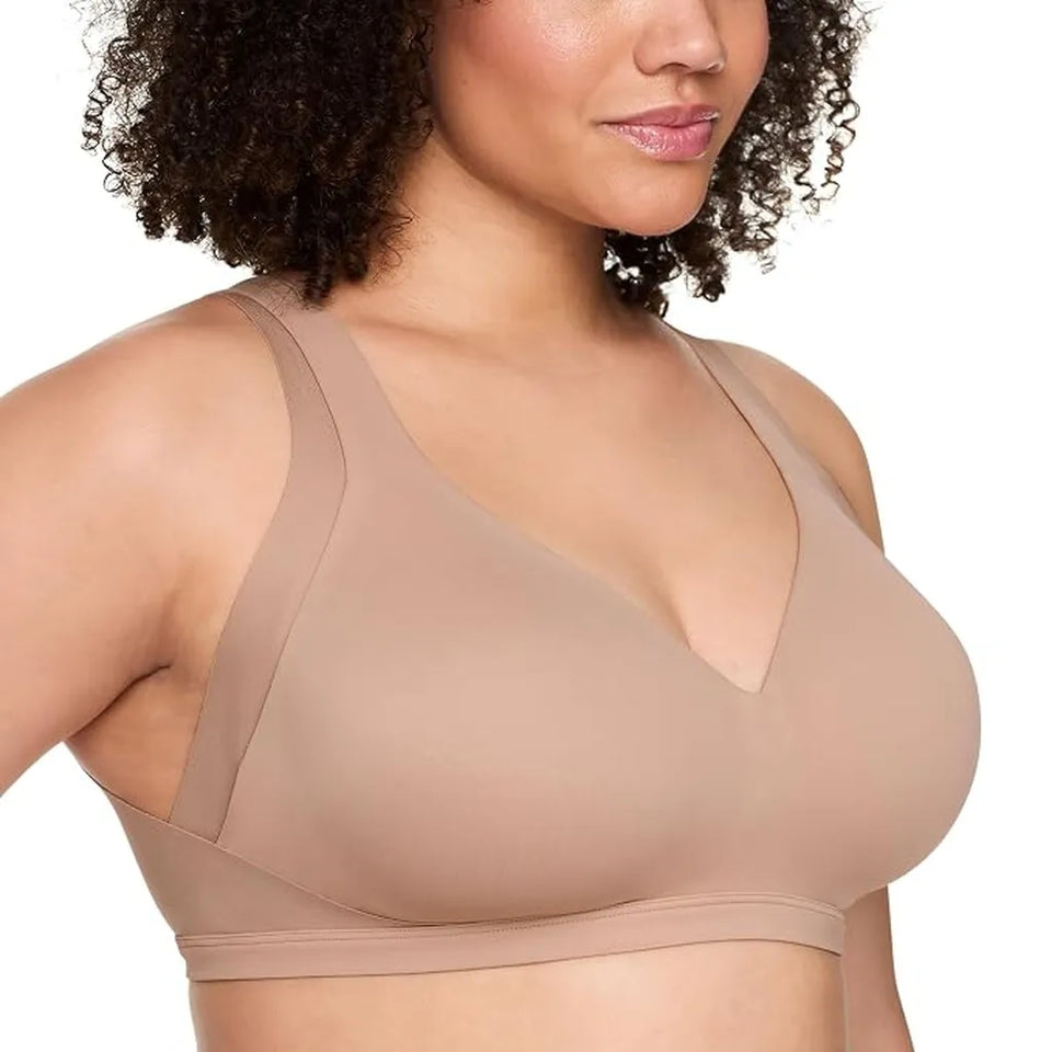 Warner's Women's Taupe Supportive Side Panels Bra