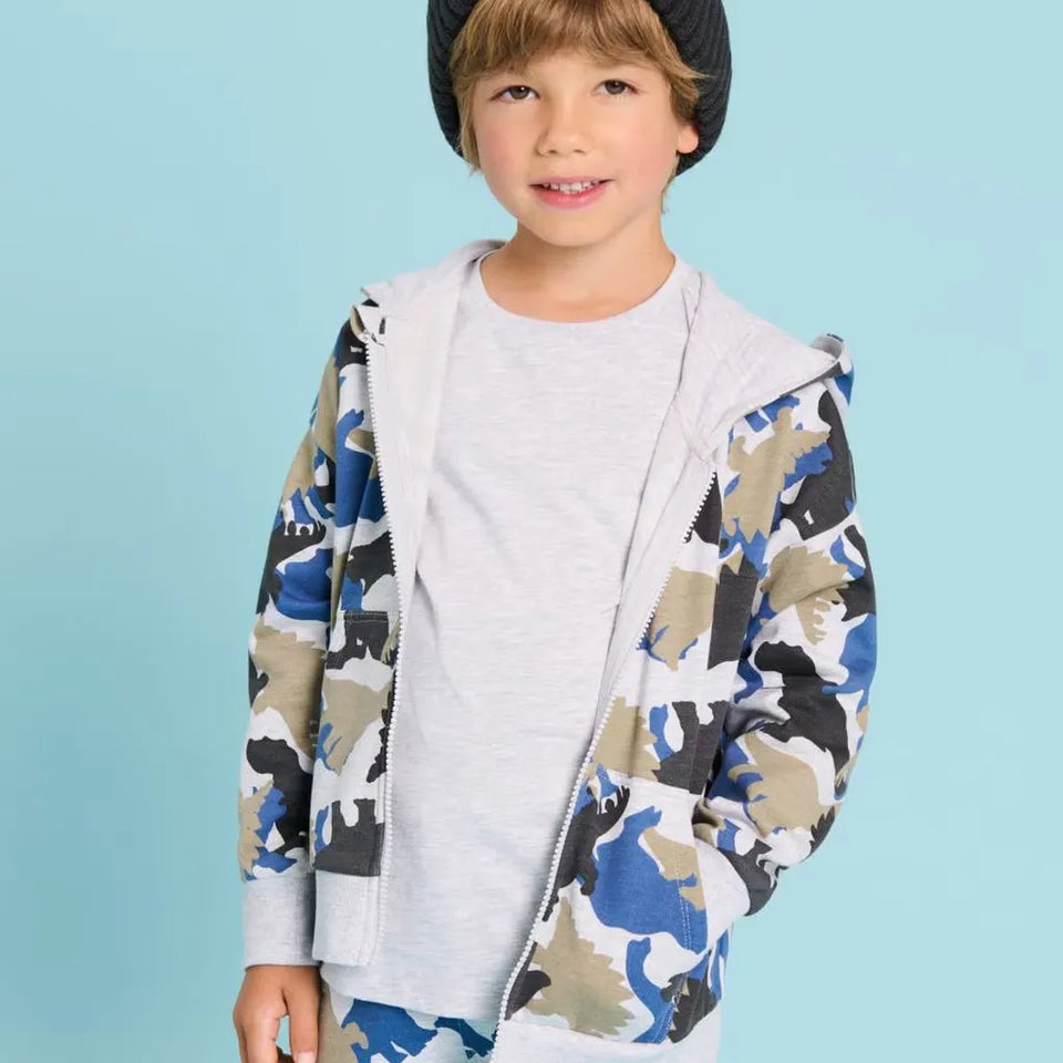 Sinsay Boy's Multicolor Hooded Jacket