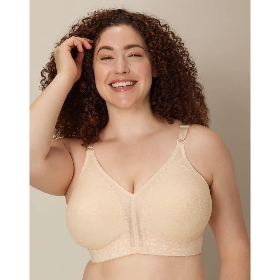Playtex Women's Light Beige 18 Hour Sensational Support Wireless Full-Coverage Bra 