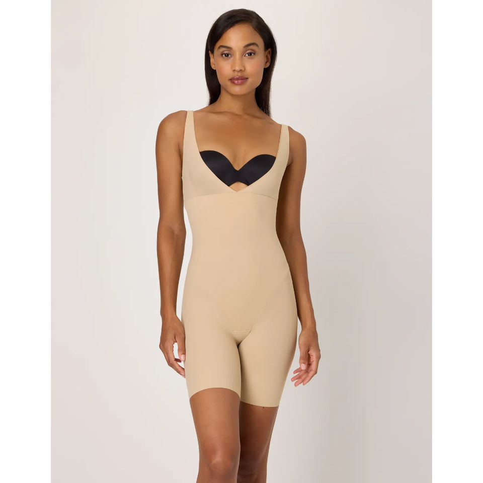 Maidenform Women's Beige Wear-Your-Own-Bra Tummy Control Shapewear