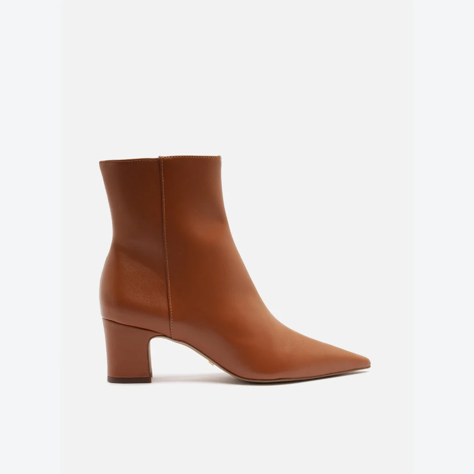 Arezzo Women's Brown Jenna Mid Block Boot