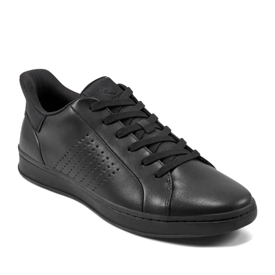 Rockport Men's Black Nash Step Activated Casual Lace-up Sneakers