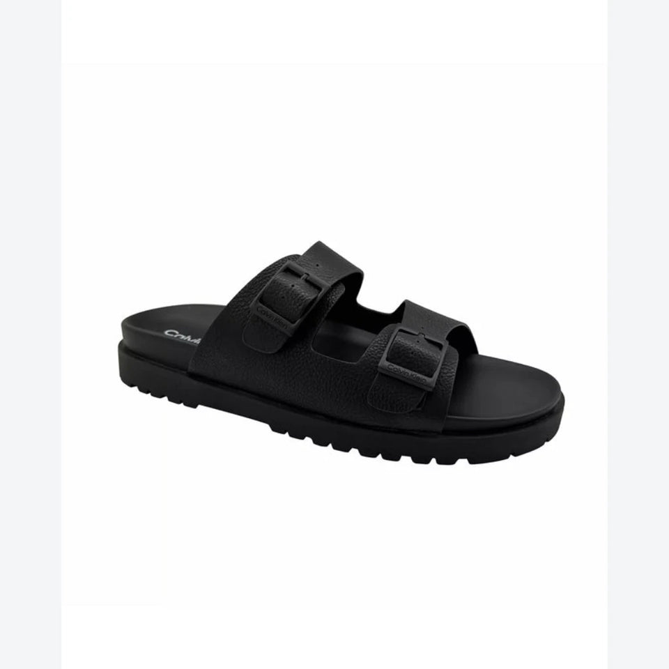 Calvin Klein Men's Black Roose Open Toe Casual Slipper