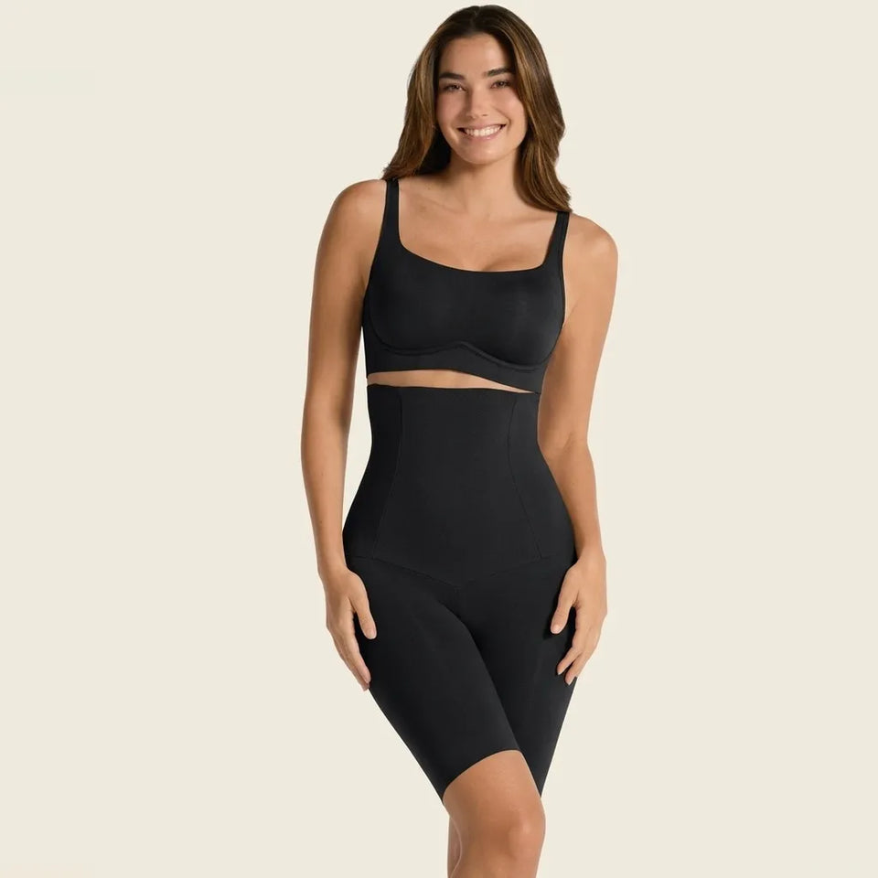 Leonisa Women's Black Extra High-Waisted Sculpting Shapewear