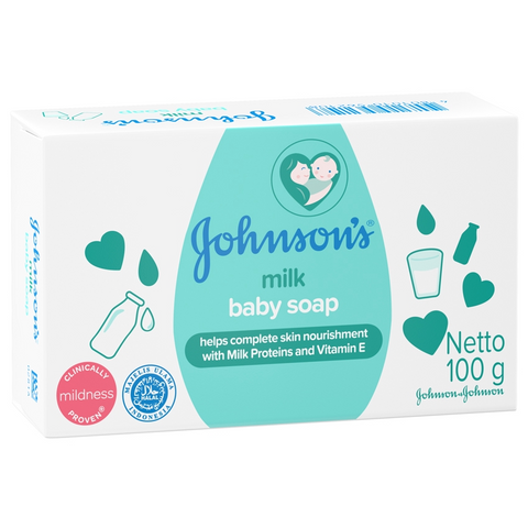 Johnson's Milk Baby Bar Soap 100g