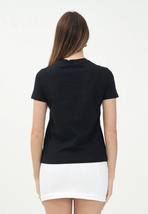 Versace Jeans Couture Women's Black Short-sleeve T-Shirt | Versace Jeans Couture  In Lebanon