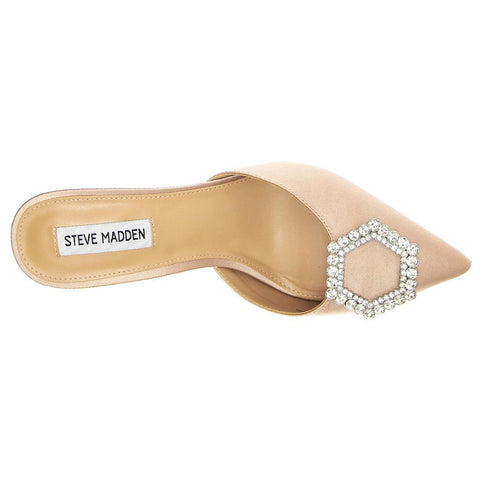 Steve Madden Women's Nude Satin Luxe City Heels | Steve Madden In Lebanon
