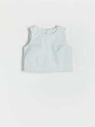 Reserved Girl's Light Green Crop Top | Reserved In Lebanon