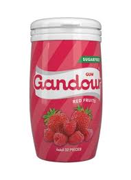 Gandour Gandour Red Fruits Gum 32pc | Gandour In Lebanon