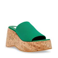 Steve Madden Women's Green Live Wire Sandal | Steve Madden In Lebanon