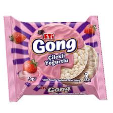 ETi Gong Yogurt & Strawberry Coated Rice Cake 30g