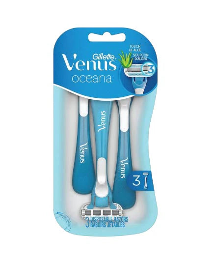 Gillette Venus Oceana Disposable Razors Pack Of 3 | Gillette In Lebanon