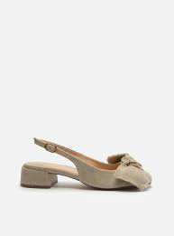 Arezzo Women's Beige Maeve Low Block Pumps Sandal | Arezzo In Lebanon