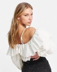 ASOS Design Women's White Blouse ANF2699