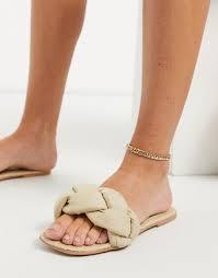 ASOS DESIGN  Women's Beige Slipper ANS1043