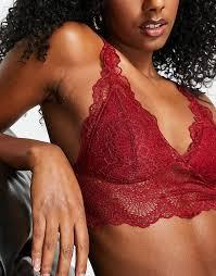 Asos Design  Women's Burgundy  Bra ANF684