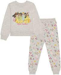Disney Girl's Grey Pajama ABFK241 shr
