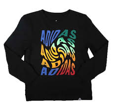 Adidas Boy's Black Sweatshirt ABFK638(ma16) shr
