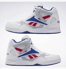 Reebok Men's White & Blue Sneakers ARS80 shoes63 shr
