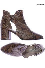 Steve Madden Women's Cognac Snake Justine-S Heeled Boots |Steve Madden in Lebanon