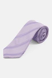 Alfani Mens Trinity Stripe Slim Tie Lilac OS ABL138 SHR,