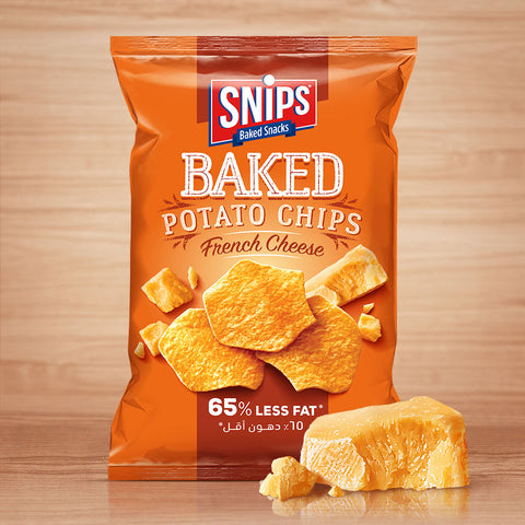 Snips Baked Potato Chips French Cheese 62g