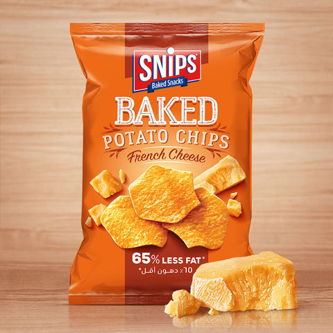 Snips Baked Potato Chips French Cheese 110g