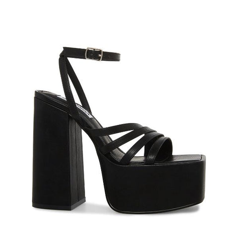 Steve Madden Women's Black Thorne Heeled Sandal | Steve Madden In Lebanon