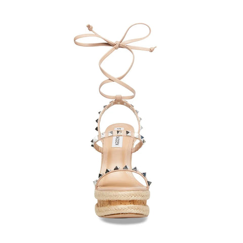 Steve Madden Women's Beige Synthetic Tinsley Heeled Sandal |Steve Madden In Lebanon