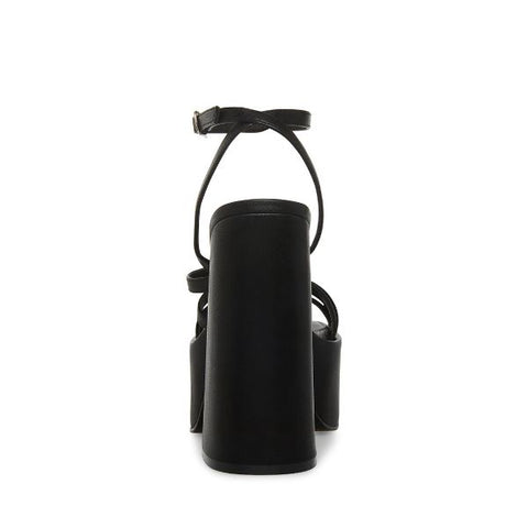 Steve Madden Women's Black Thorne Heeled Sandal | Steve Madden In Lebanon