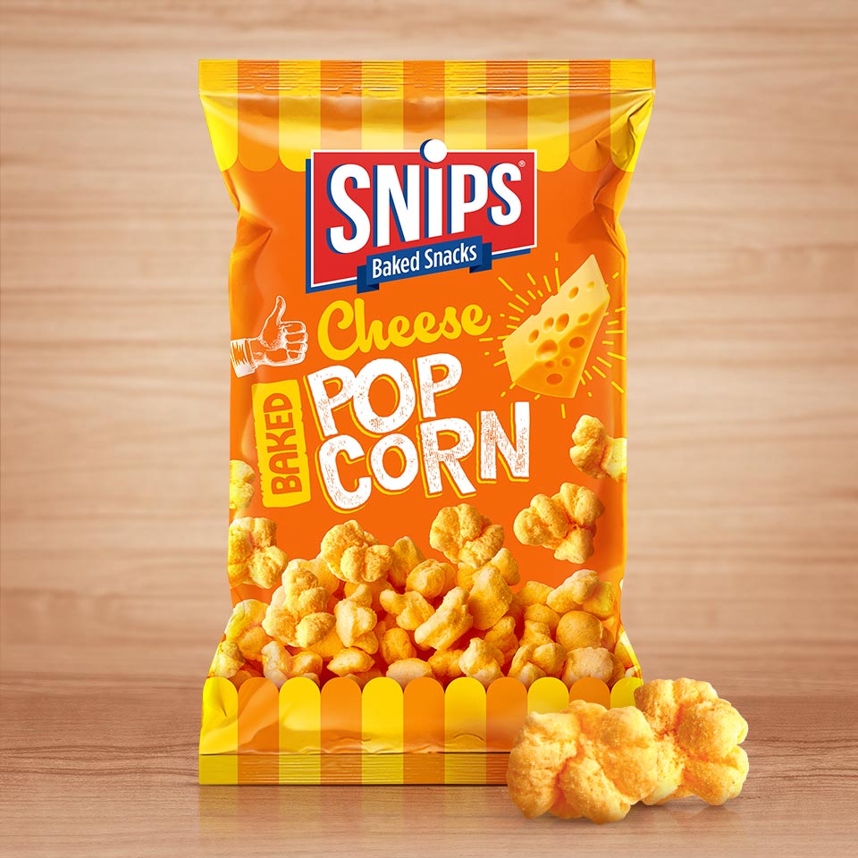 Snips Baked Cheese Pop Corn70g | Snips In Lebanon
