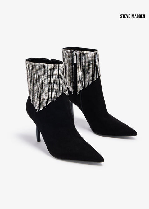 Steve Madden Women's Black Influx Heeled Boots |Steve Madden in Lebanon