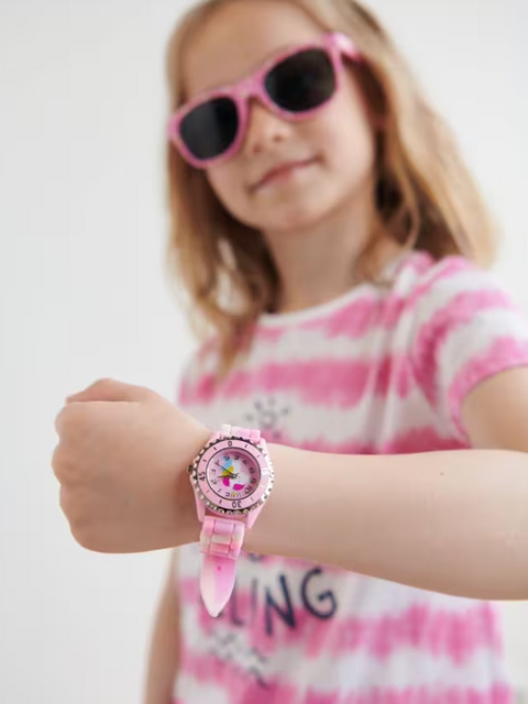 Sinsay Girl's Pink Watch & Sunglass Accessories ANFK55